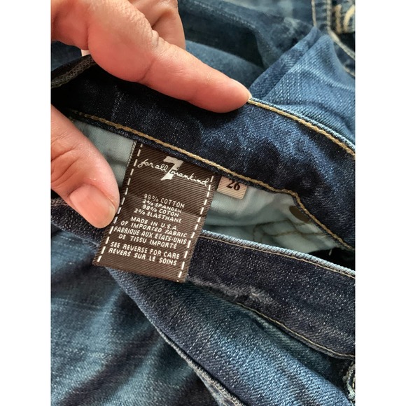 7 For All Mankind "Josefina" Jeans Size 26 - Picture 4 of 4
